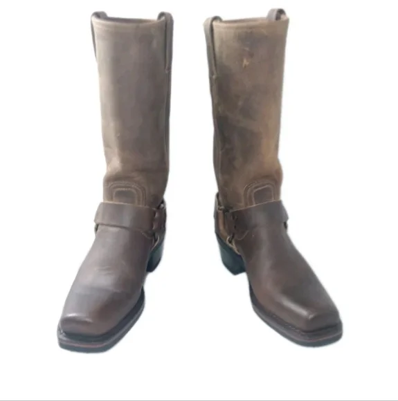 Frye Harness 12R Boots 7730 Women's Size 6.5 M Made In The USA Retail $498 - Picture 3 of 16